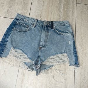 Top shop distressed shorts